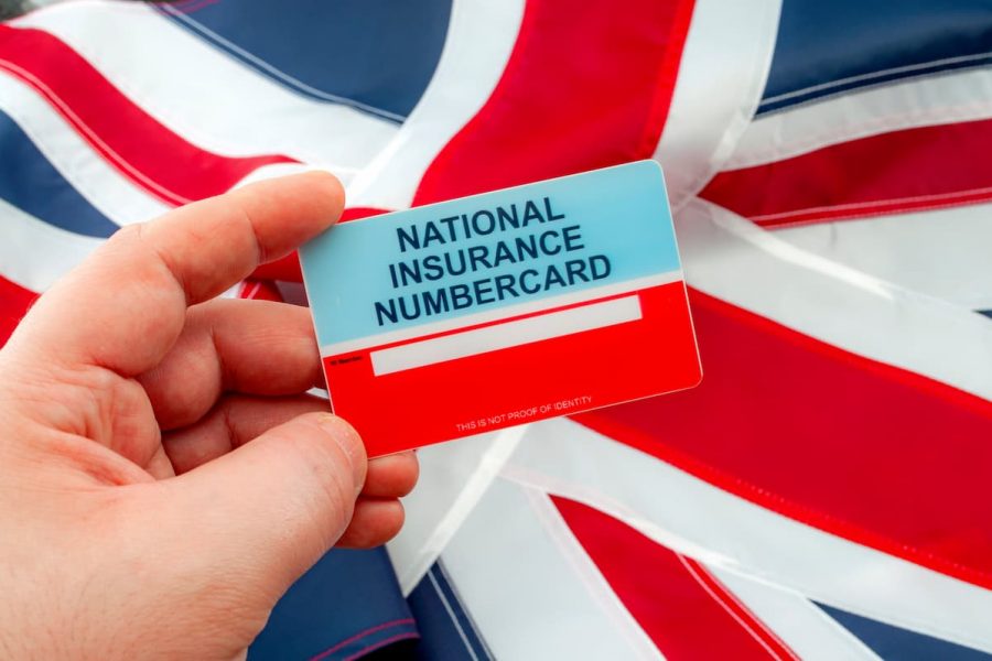 National Insurance card sample